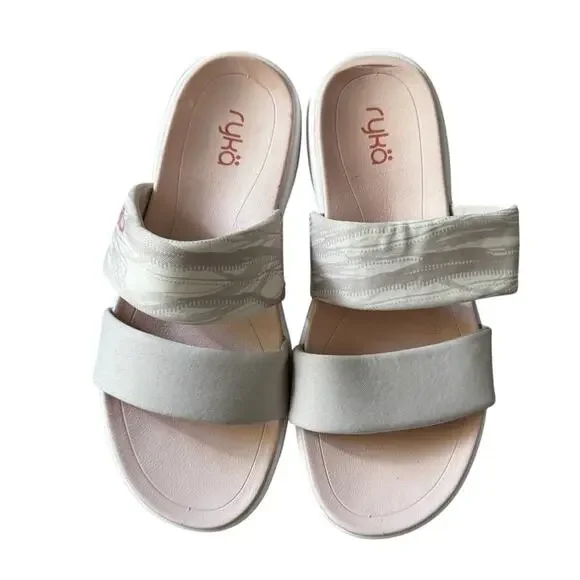 Ryka Women's Diva Slide Sandals Pumice Taupe Size 7M - Picture 2 of 7